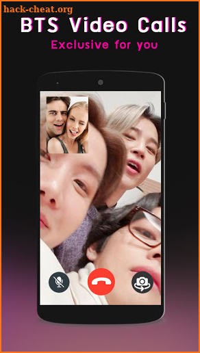 BTS Call - Fake Video Call Prank BTS 🌹💖⭐ screenshot