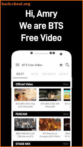 BTS Free Video screenshot