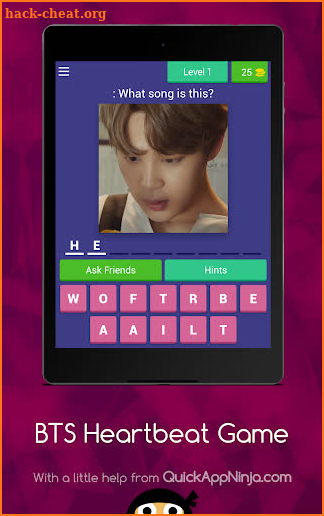 BTS Heartbeat Game screenshot