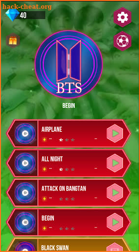 BTS Hop-Tiles Hop KPOP Music Game screenshot