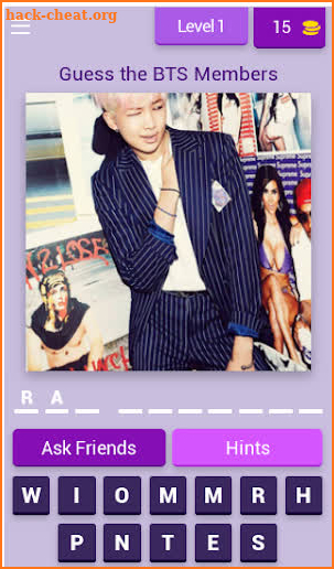 BTS KPOP Members Quiz screenshot