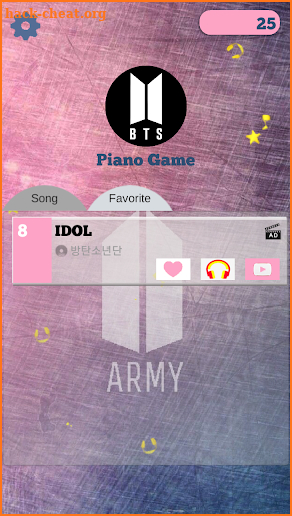 BTS Kpop Piano Tiles Game screenshot