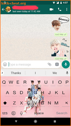 BTS Meme Sticker For WhatsApp screenshot