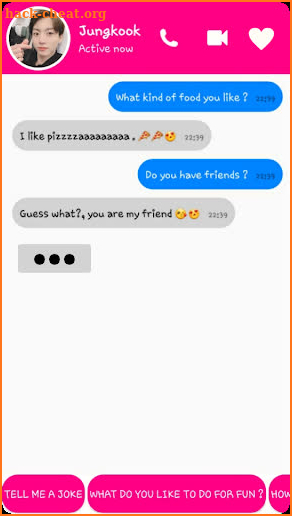 BTS Messenger 2019 😍Jungkook 😍 screenshot