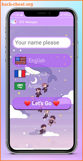 BTS Messenger: Chat Simulation screenshot