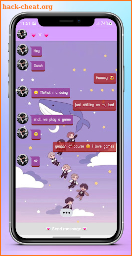 BTS Messenger: Chat Simulation screenshot