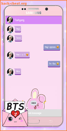 BTS Messenger! Chat Simulator 2 screenshot