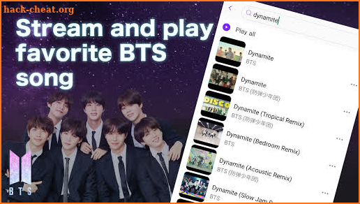 BTS Music - Free Music, Download Music Free screenshot