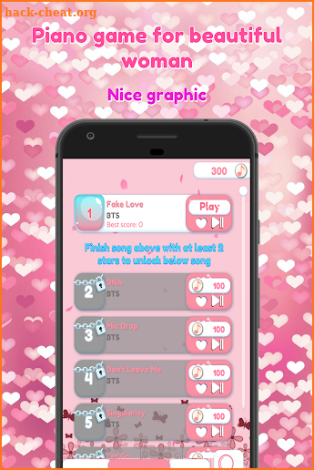 BTS Pink Piano Tiles screenshot