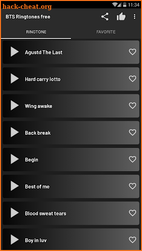BTS Ringtones Free 2018 screenshot