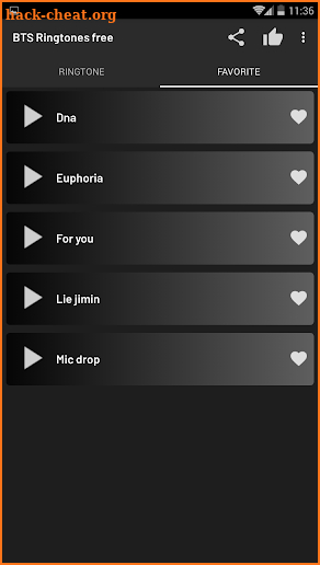 BTS Ringtones Free 2018 screenshot