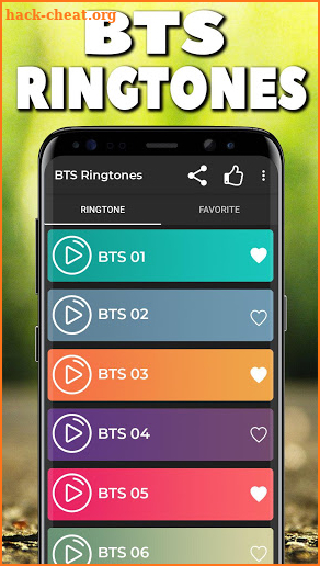 BTS ringtones Free 2018 ⭐⭐⭐⭐⭐ screenshot