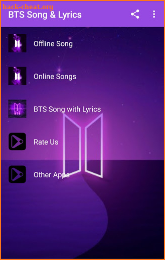 BTS Song & Lyrics screenshot