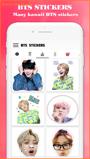 BTS Stickers For Share – BTS Emoji screenshot