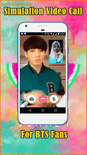 BTS VideoCall Simulation screenshot