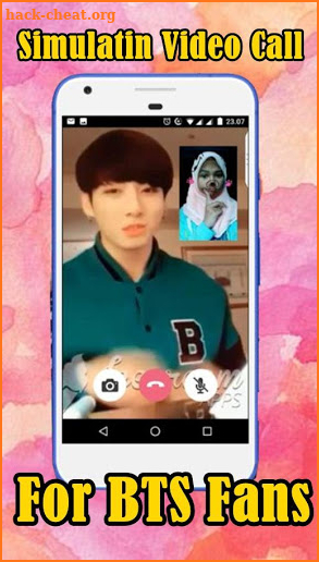 BTS VideoCall Simulation screenshot