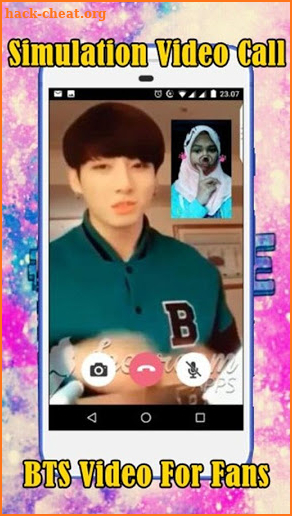 BTS VideoCall Simulation screenshot