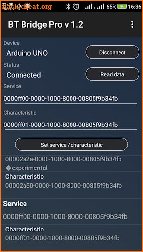 BT/USB/TCP Bridge Pro screenshot