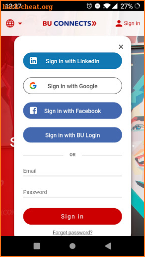 BU Connects screenshot
