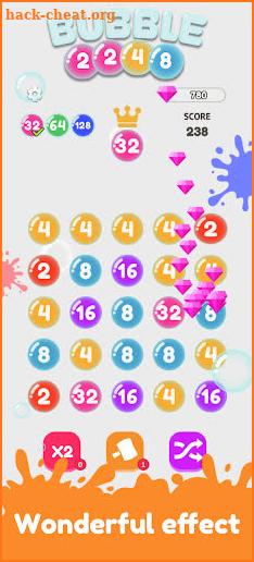 Bubble 2248 - connect and merge bubble drop screenshot