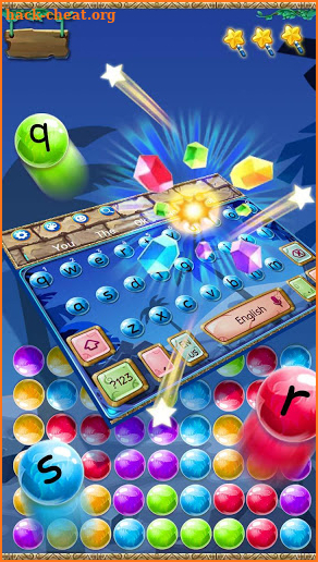 Bubble Breaker Keyboard screenshot