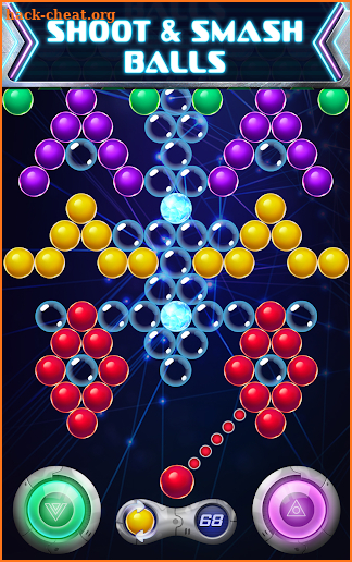 Bubble Heroes Galaxy screenshot