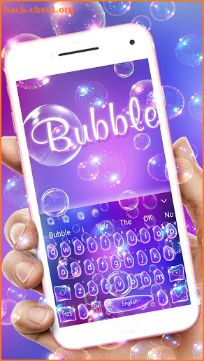 Bubble Keyboard theme screenshot