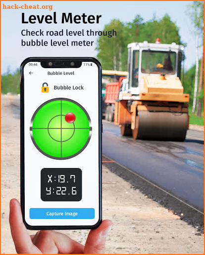 Bubble Level Meter - Ruler & Digital Compass screenshot