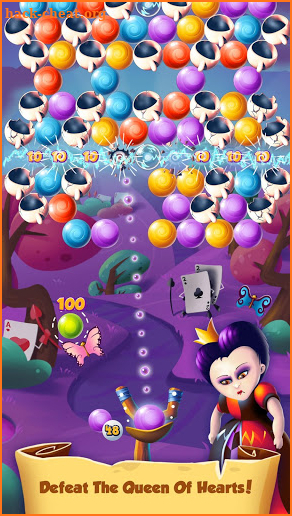 Bubble pop - Alice in Wonderland screenshot