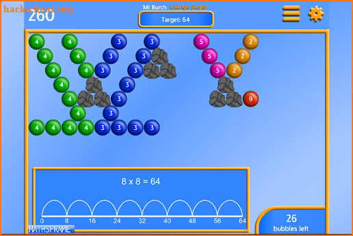 Bubble Pop Multiplication Free screenshot