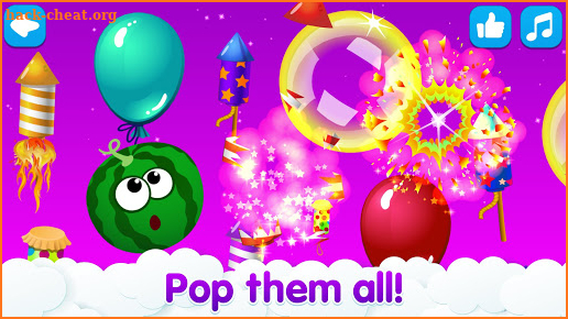 Bubble Shooter games for kids! Bubbles for babies! screenshot