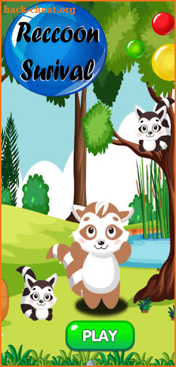 Bubble Shooter: Raccoon Baby Survival Rush screenshot