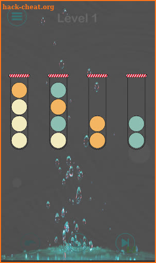 Bubble sort colors screenshot