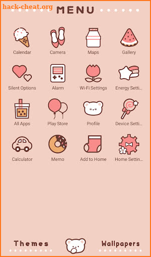 Bubble Tea Bear Theme +HOME screenshot