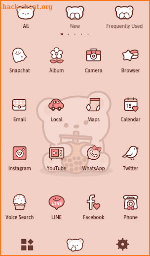 Bubble Tea Bear Theme +HOME screenshot