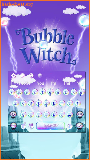 Bubble Witch Saga Keyboard screenshot