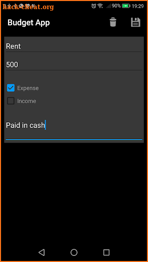 Budget App (No Adds) Expense Tracker screenshot