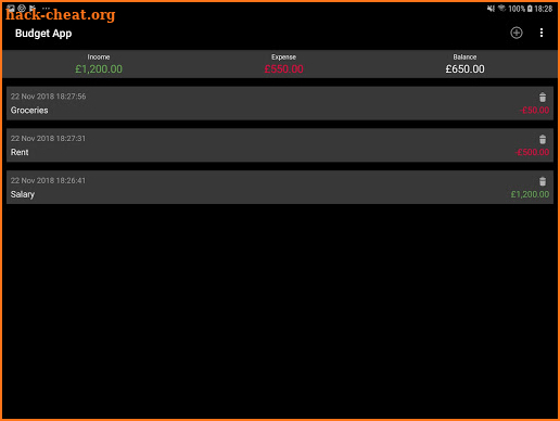 Budget App (No Adds) Expense Tracker screenshot