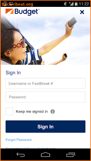 Budget Car Rental screenshot