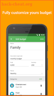 BudRey - Personal Budget & Expense Manager screenshot