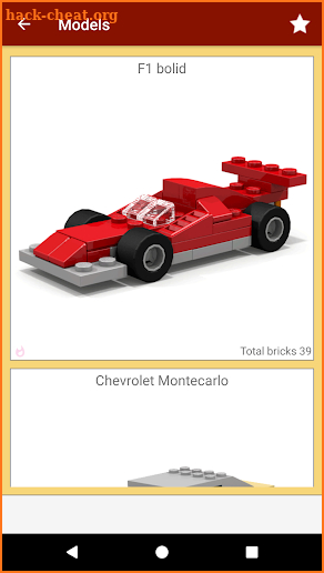 Build Car Instructions screenshot