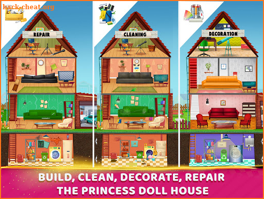 Build Clean Fix Princess House - Design & Renovate screenshot