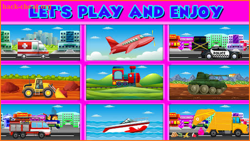 Build Kids Truck Repair Wash- Puzzle Learning Game screenshot