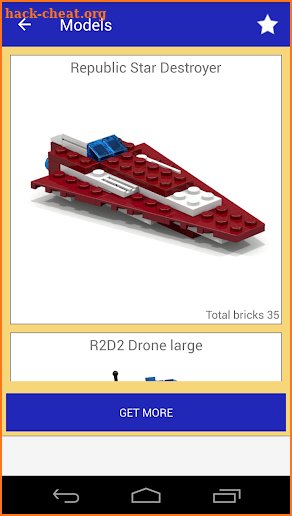 Build Star Ships Instructions screenshot