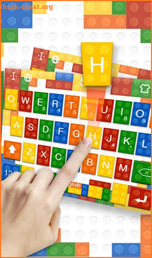 Building Blocks Keyboard Theme screenshot