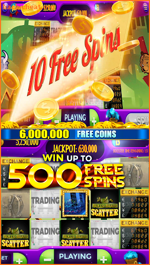 Bull Market Slots - Free Wall Street Style Slots screenshot