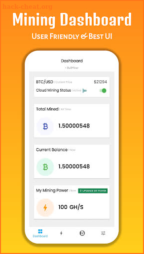 Bull Miner - BTC Cloud Mining screenshot
