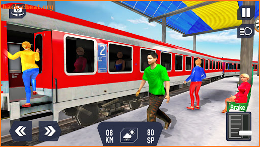 Bullet Train Driver: Subway Station Railroad Games screenshot