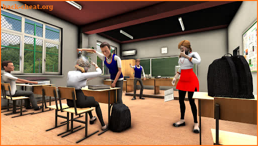 Bully Guys High School Fight screenshot