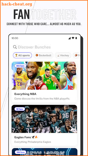 Bunches: Chat Sports screenshot